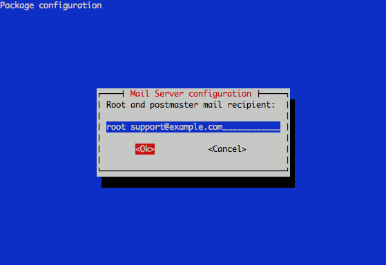 Exim postmaster configuration on Ubuntu 10.04.